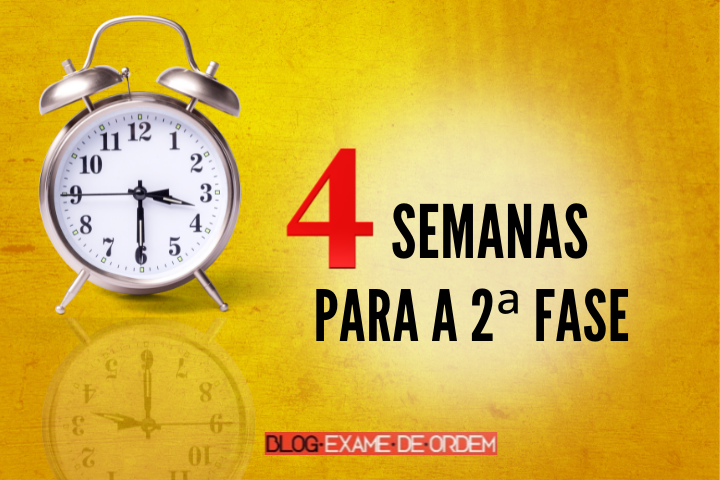 4 semanas para a 2 fase