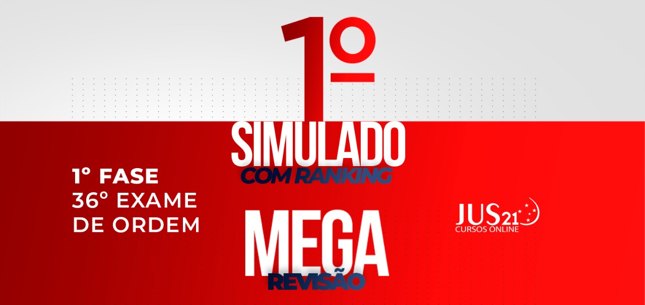 Amanha teremos o 1 simulado da Mega Reviso!