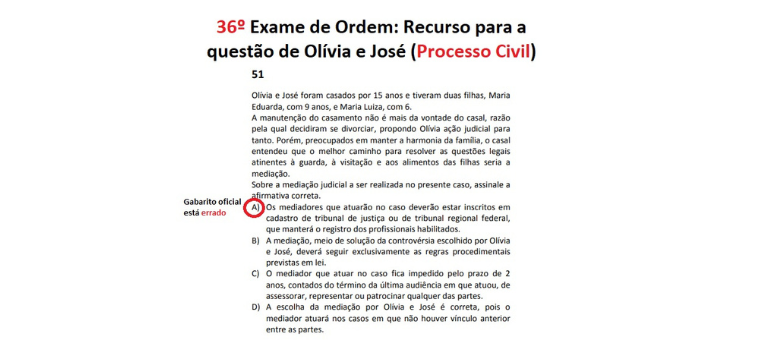 36 Exame de Ordem: Recurso para a questo de Olvia e Jos (Processo Civil)