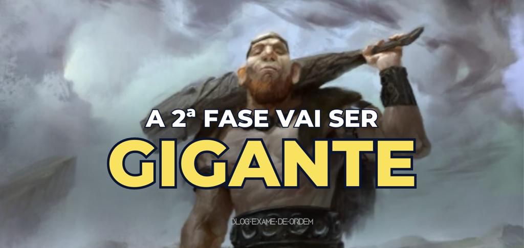 A 2 fase vai ser gigante