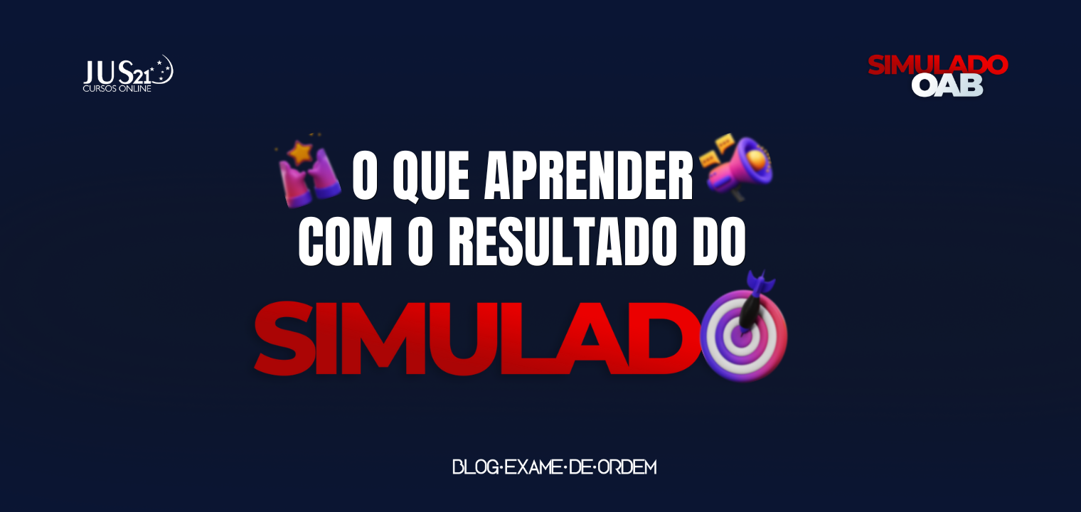 O que aprender com o resultado do simulado?