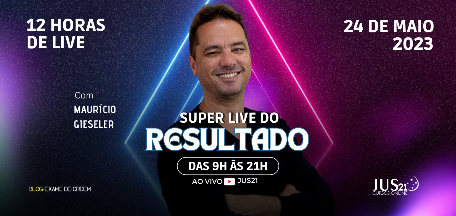 Super Live do resultado! Amanh, das 9h s 21h!