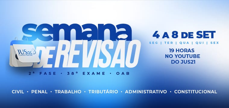 Hoje comea a Semana de Reviso!