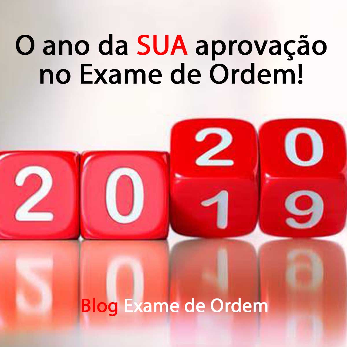 2020: o ano da sua aprovao no Exame de Ordem!