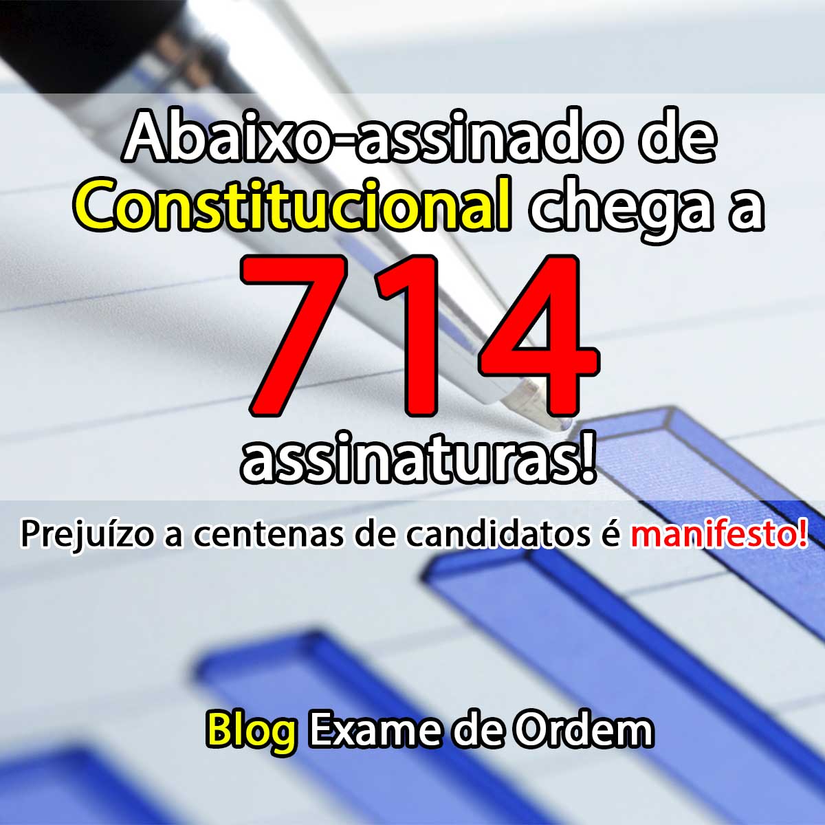 Abaixo-assinado de Constitucional chega a 714 assinaturas!