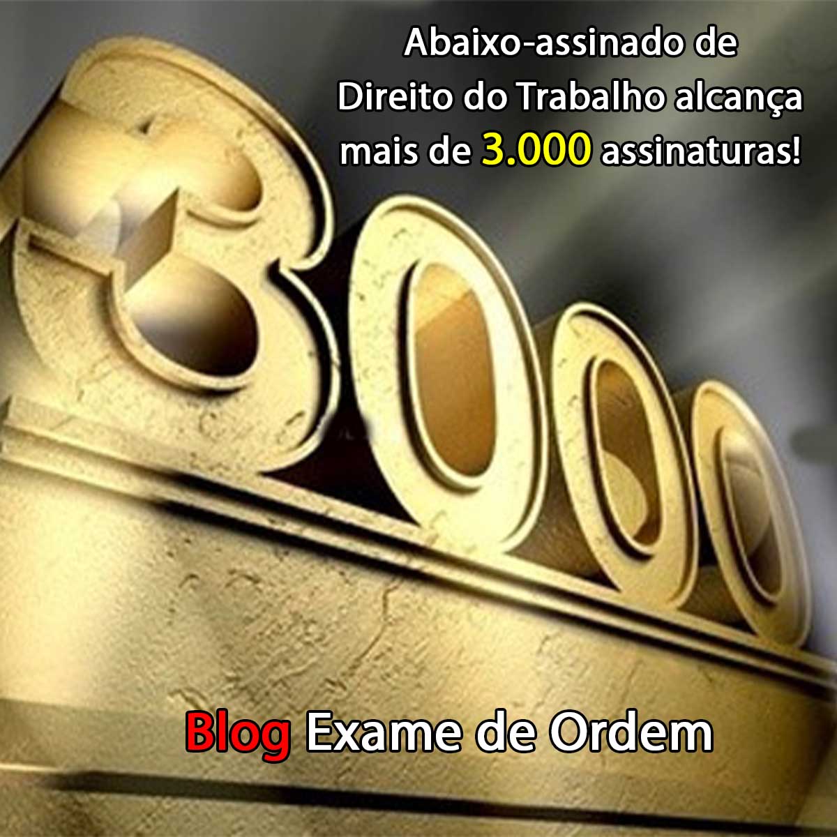 Abaixo-assinado de Direito do Trabalho alcana mais de 3.000 assinaturas!