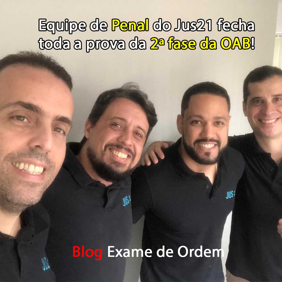 Equipe de Penal do Jus21 fecha toda a prova subjetiva da OAB!