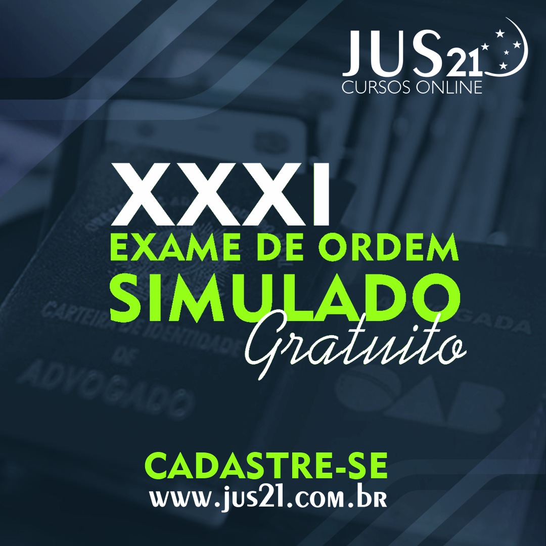 Na prxima sexta-feira teremos o 2 Simulado Online do Jus21