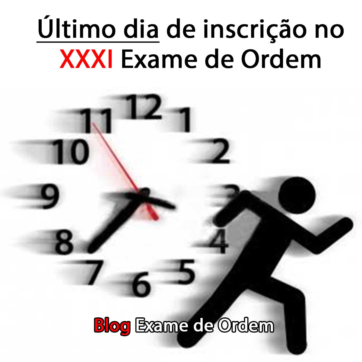 ltimo dia de inscrio no XXXI Exame de Ordem