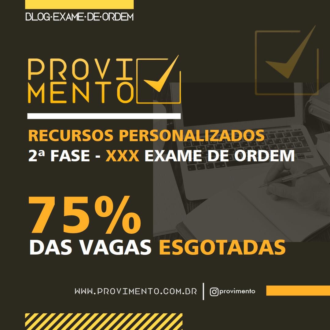 Vagas do Provimento esto prximas de serem encerradas