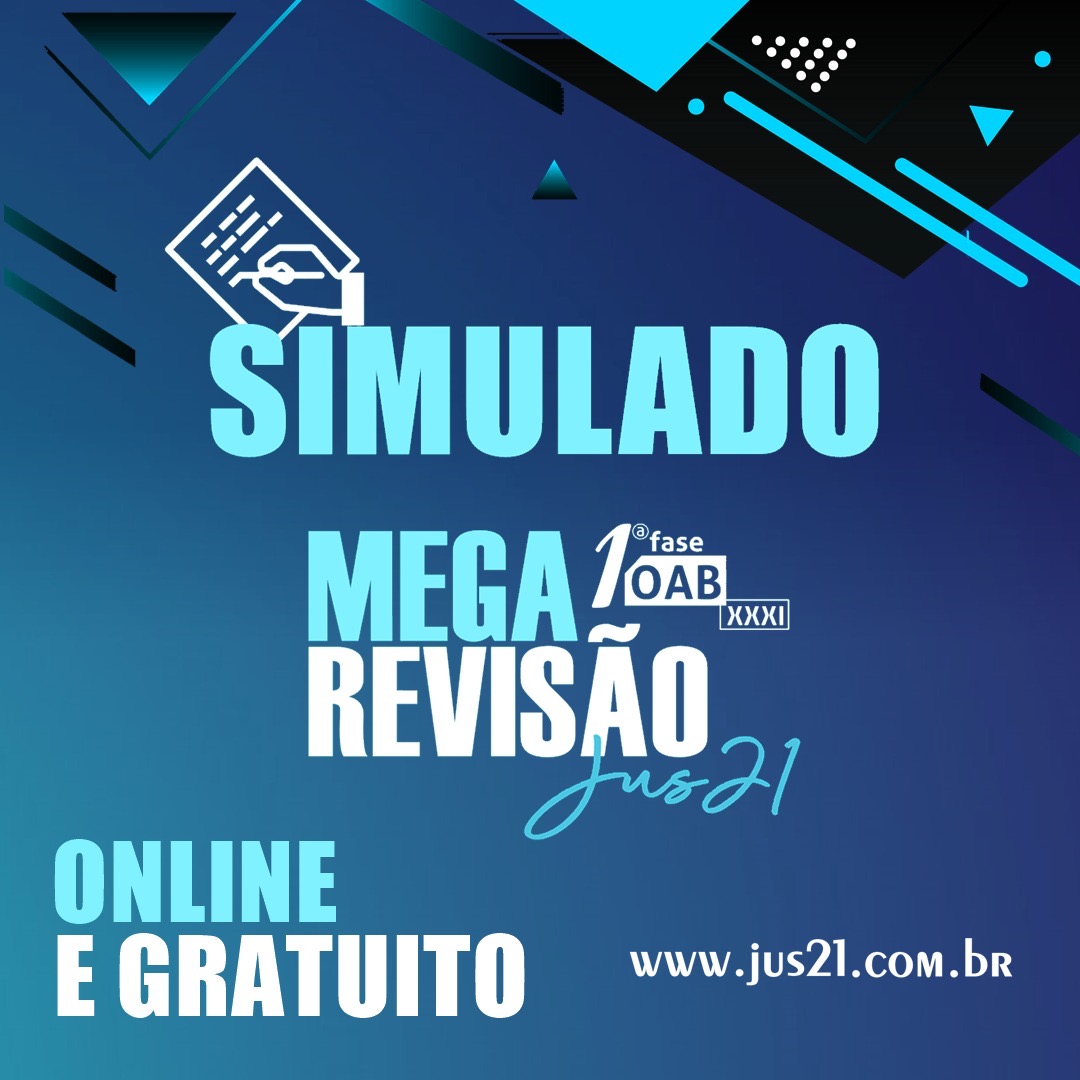 Vem a o 1 Simulado da MEGA Reviso! Cadastro gratuito!