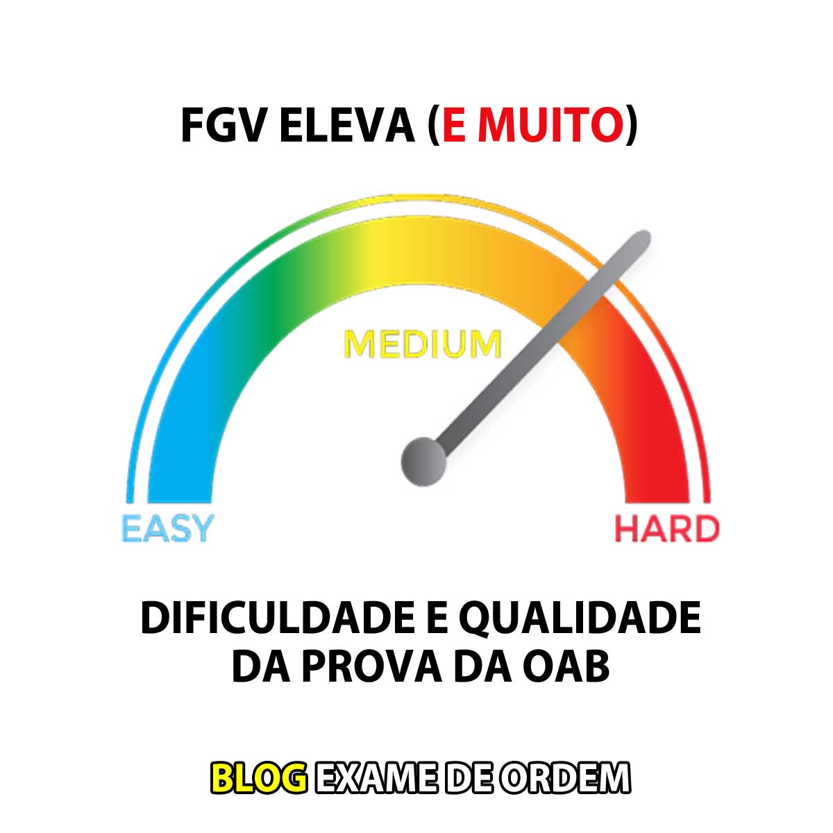 FGV eleva (e muito) dificuldade e qualidade da prova da OAB