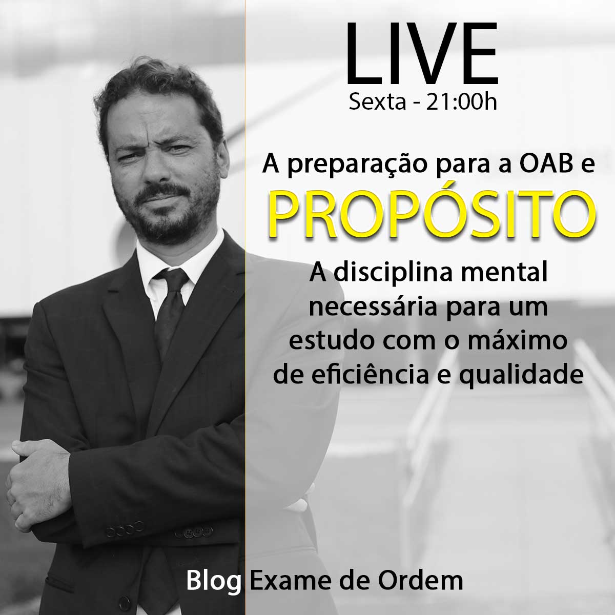 Live: A preparao para a OAB e propsito