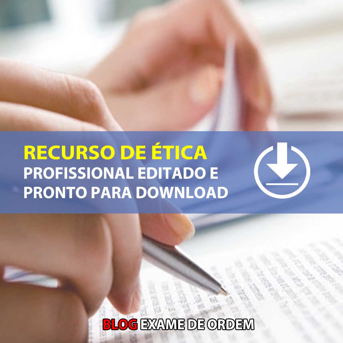 Recurso de tica editado e pronto para download 