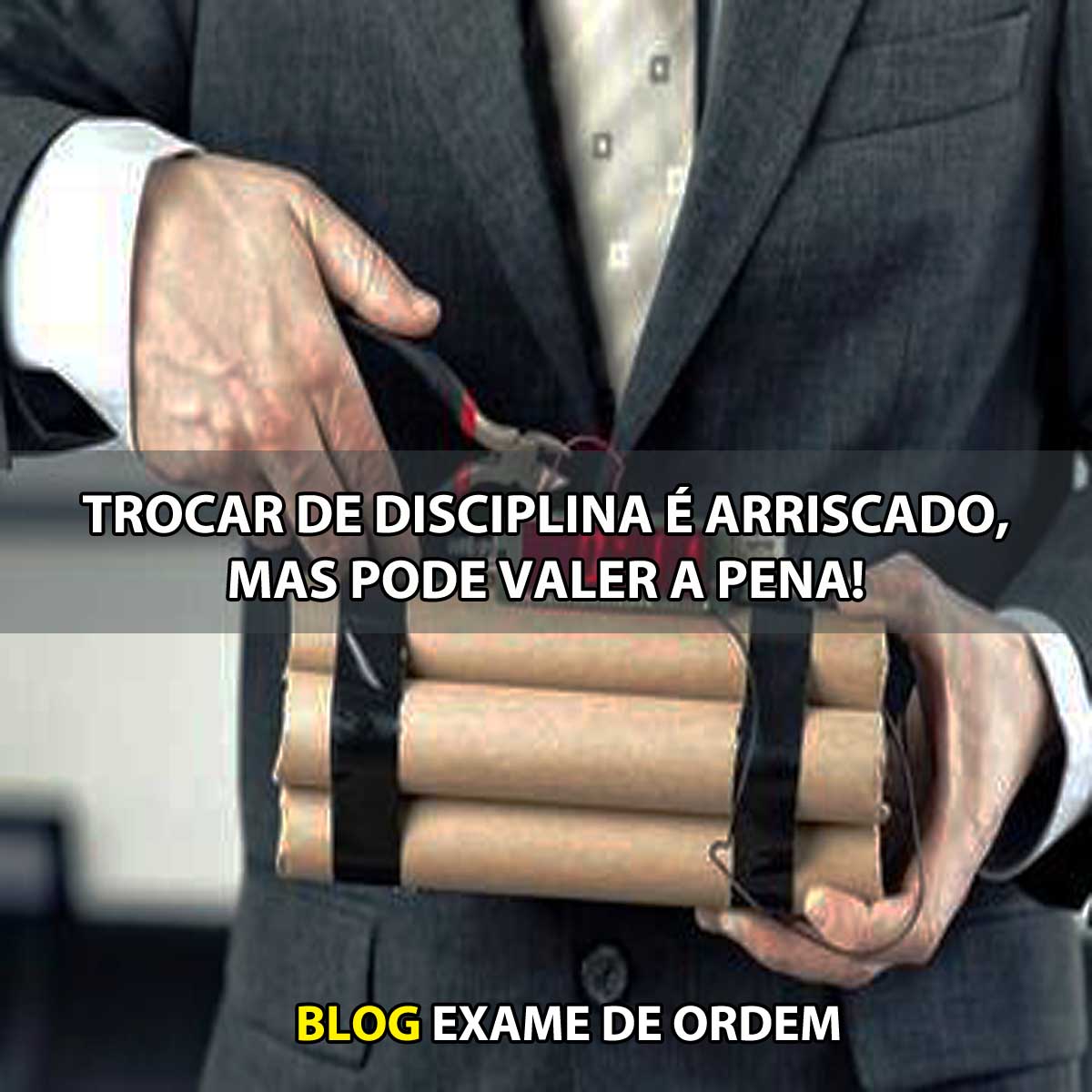 Trocar de disciplina  arriscado, mas pode valer a pena!