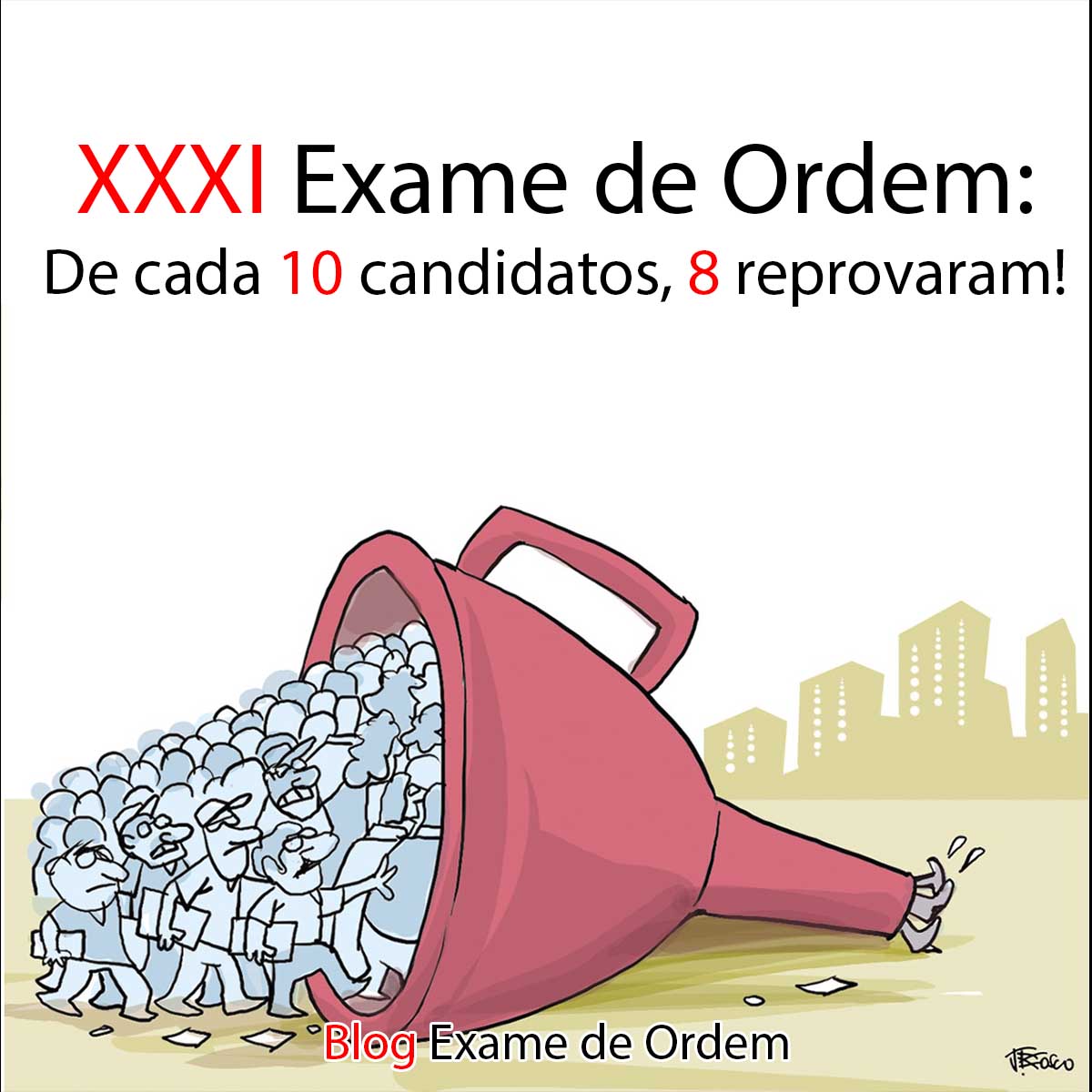 XXXI Exame de Ordem: De cada 10 candidatos, 8 reprovaram