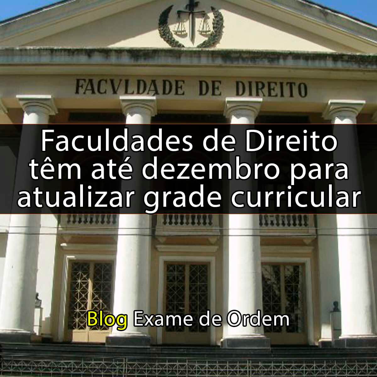 Faculdades de Direito tm at dezembro para atualizar grade curricular