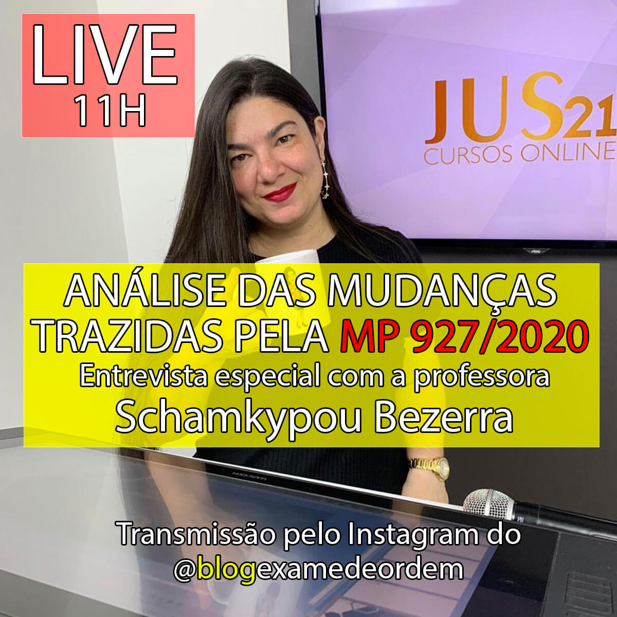 Live especial sobre a MP 927/2020