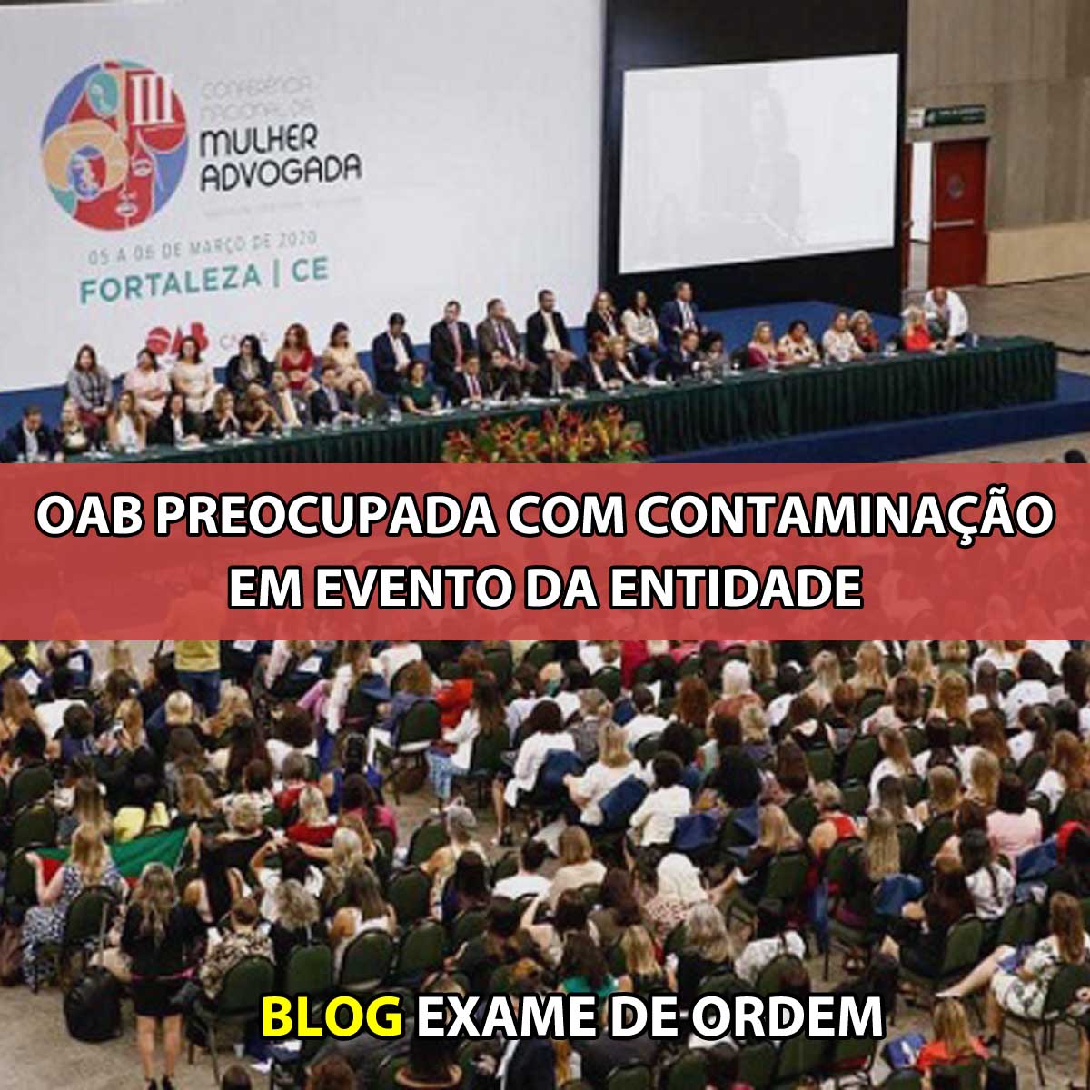 OAB preocupada com contaminao em evento da entidade