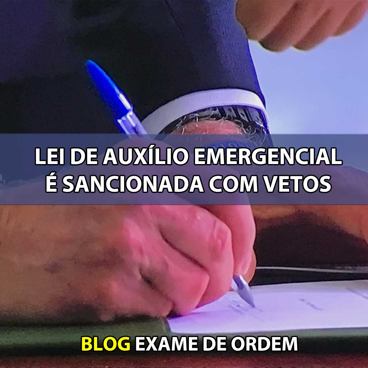 Lei de auxlio emergencial  sancionada com vetos