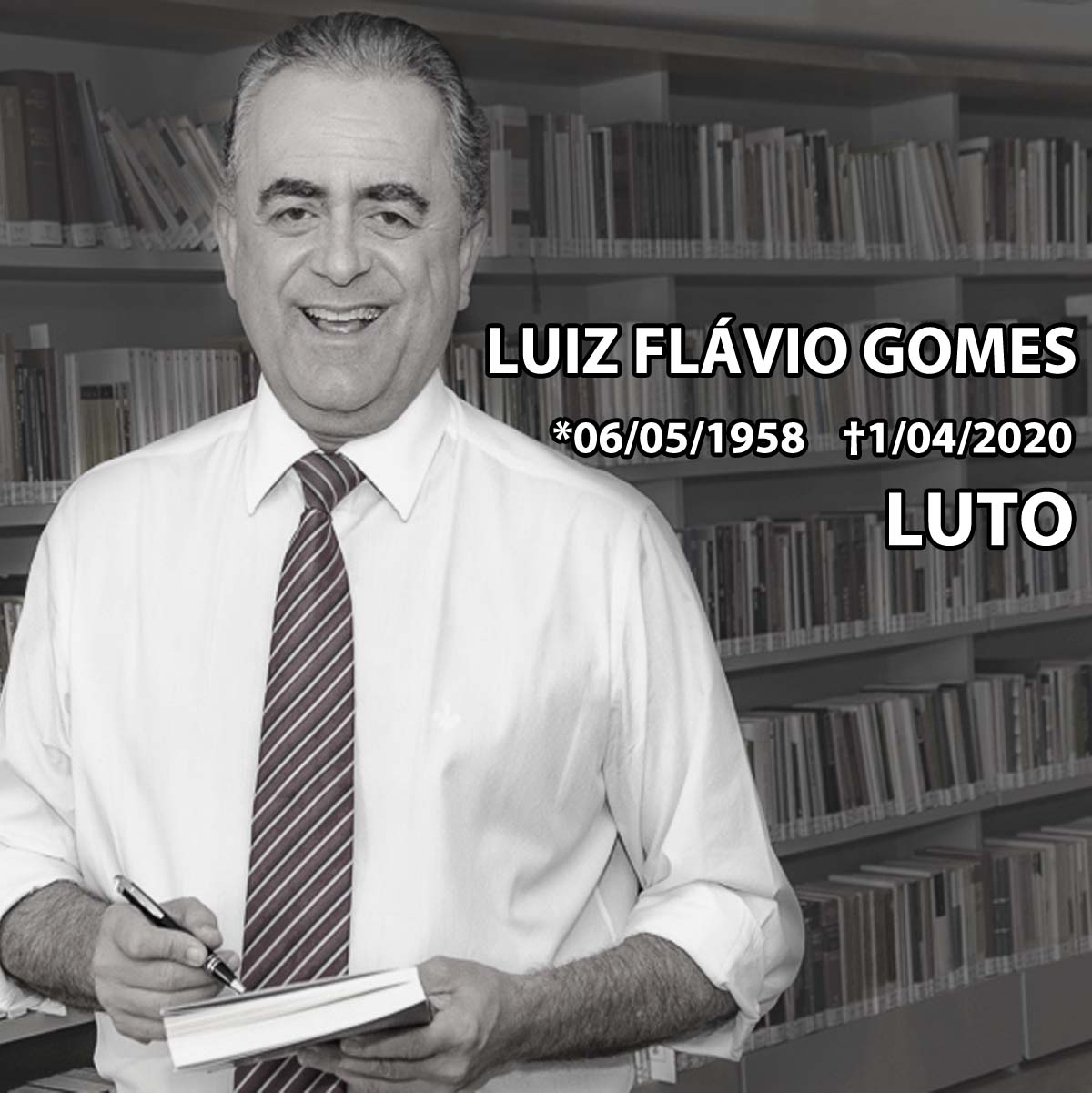 Morre, aos 61 anos, o jurista Luiz Flvio Gomes