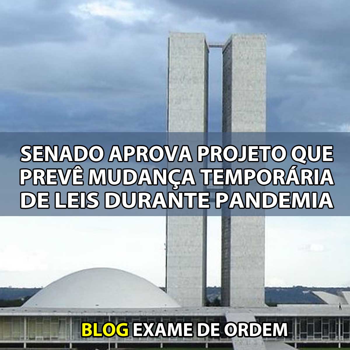 Senado aprova projeto que prev mudana temporria de leis durante pandemia