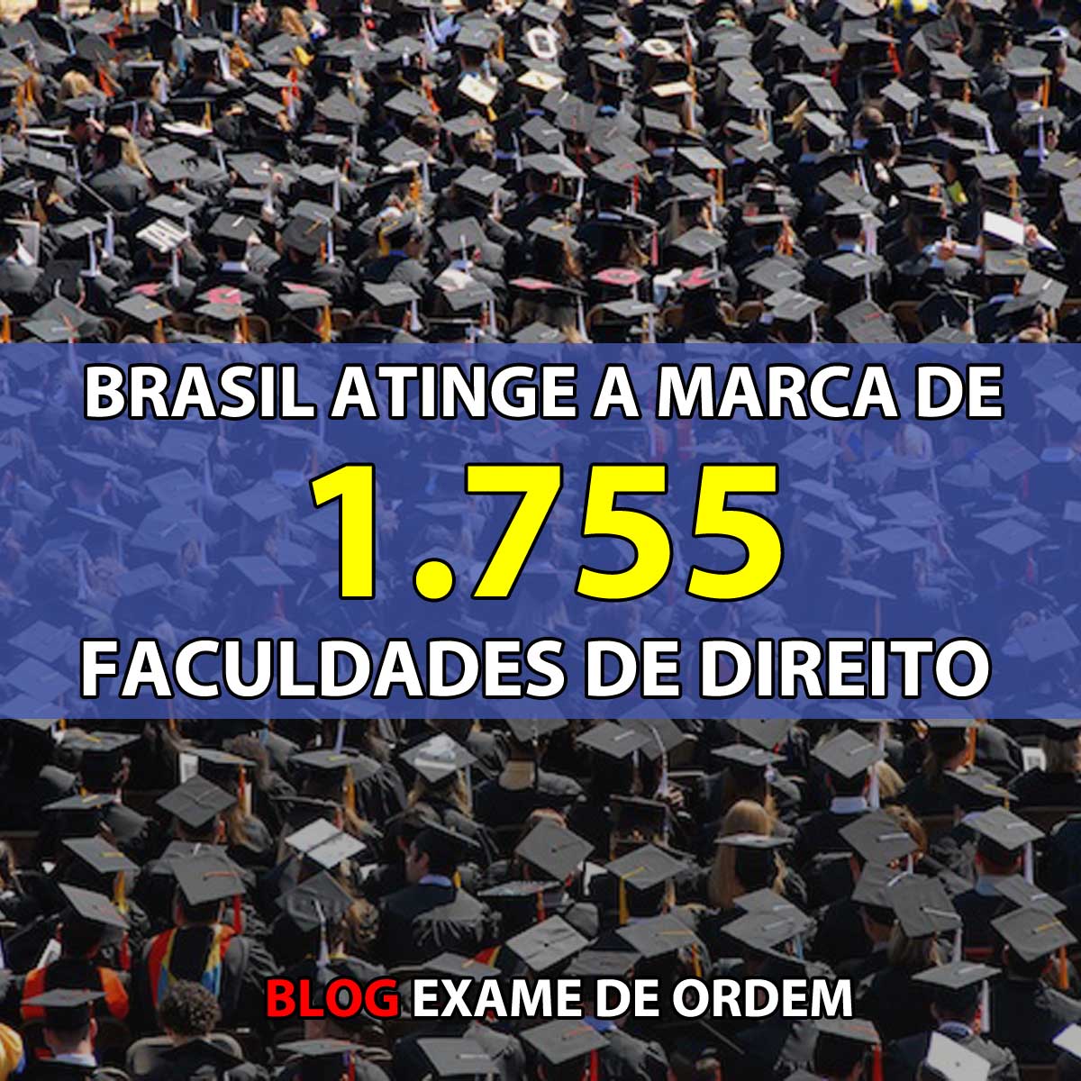 Brasil atinge a marca de 1755 faculdades de Direito 