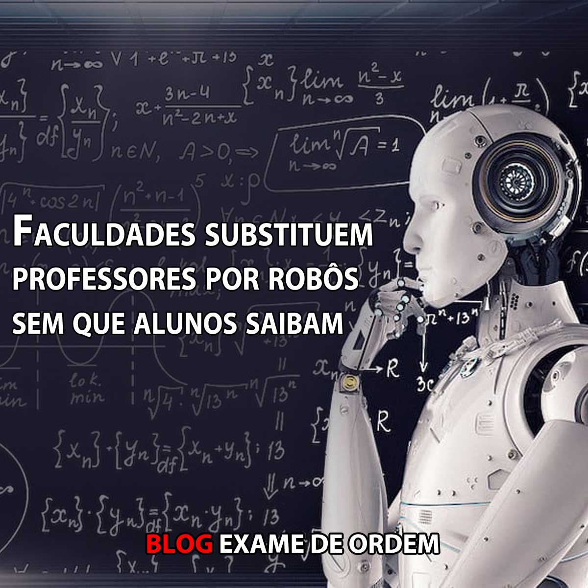 Faculdades substituem professores por robs sem que alunos saibam