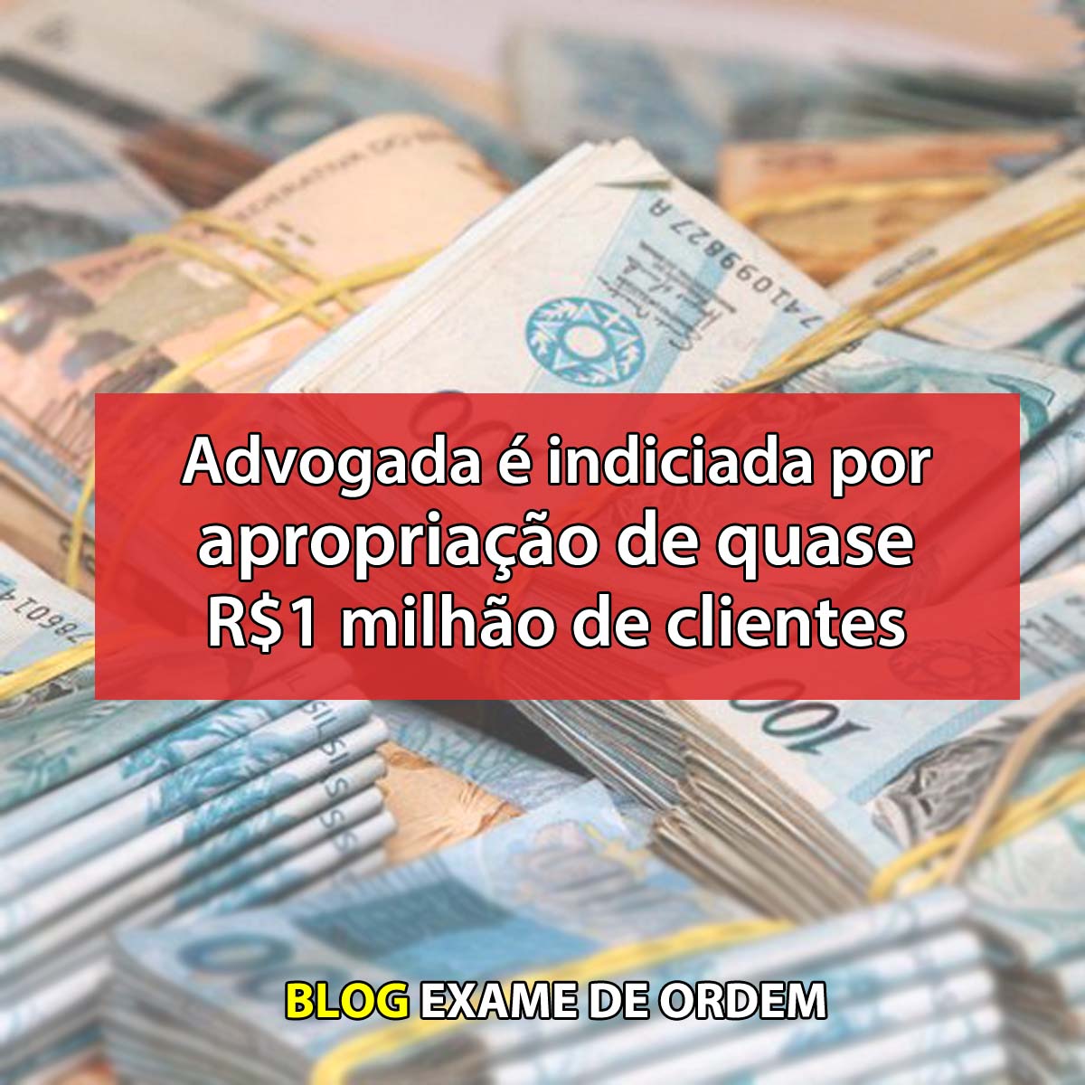 Advogada  indiciada pela apropriao de quase R$1 milho de clientes