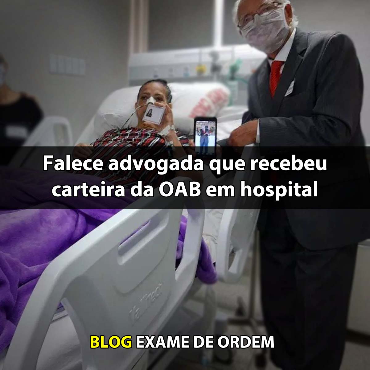 Falece advogada que recebeu carteira da OAB em hospital