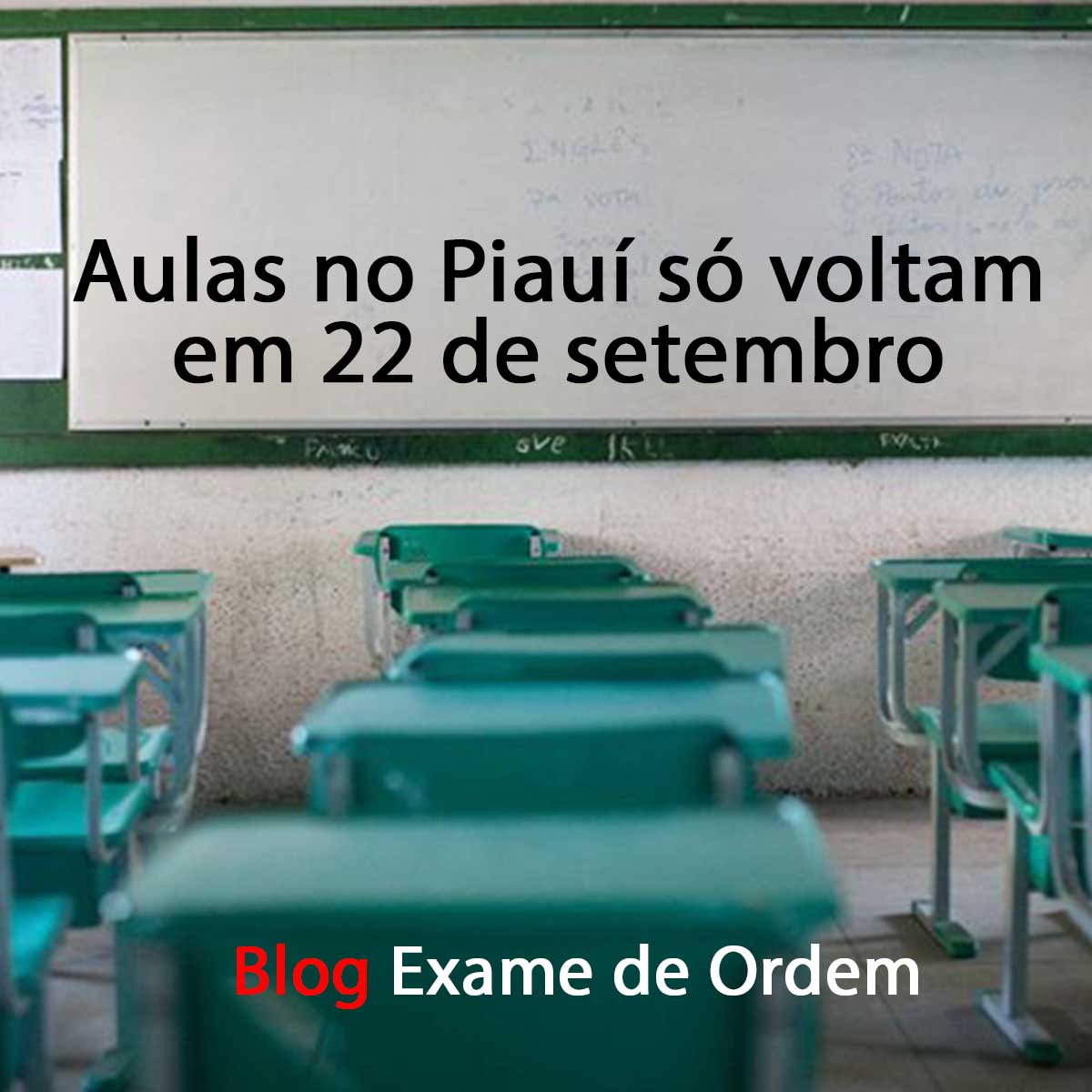 Aulas no Piau s voltam em 22 de setembro