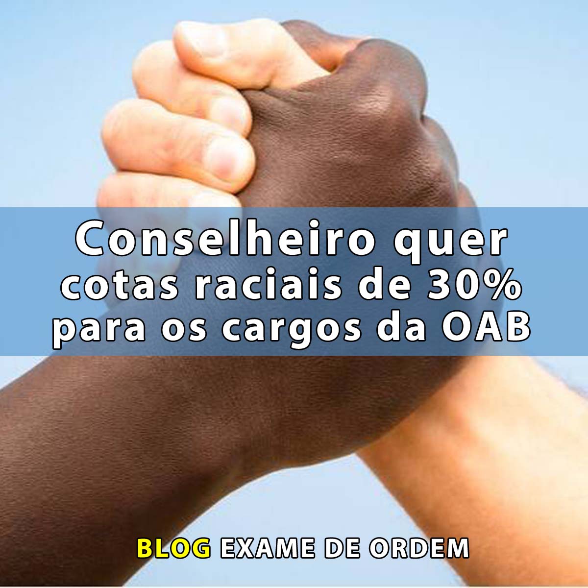 Conselheiro quer cotas raciais de 30% para os cargos da OAB