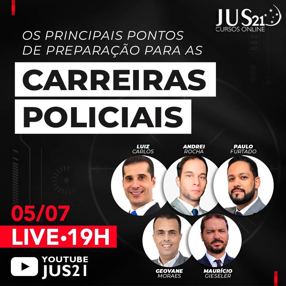 LIVE: Os principais pontos de preparao para carreiras policiais 