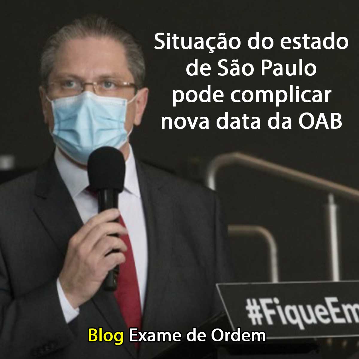 Situao do estado de So Paulo pode complicar nova data da OAB