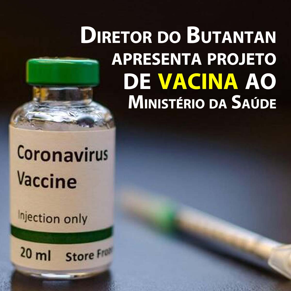 Diretor do Butantan apresenta projeto de vacina ao Ministrio da Sade