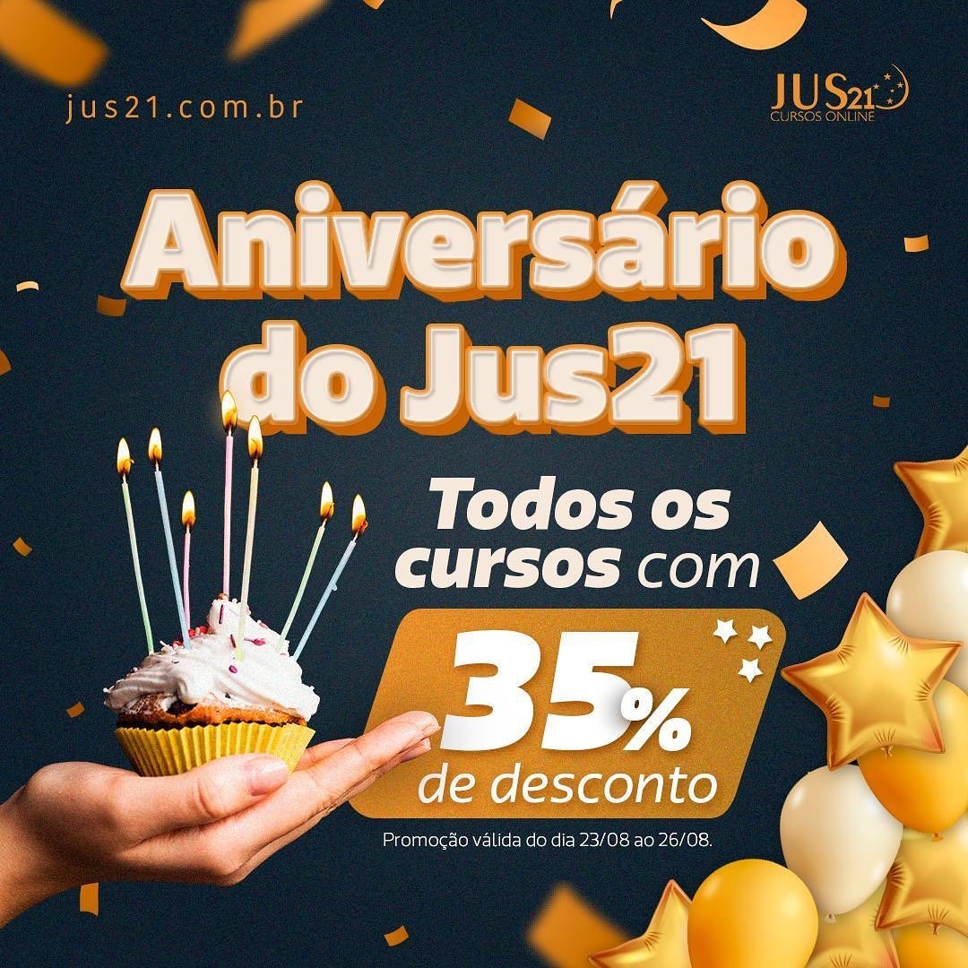 E continua a promoo de aniversrio do Jus21!