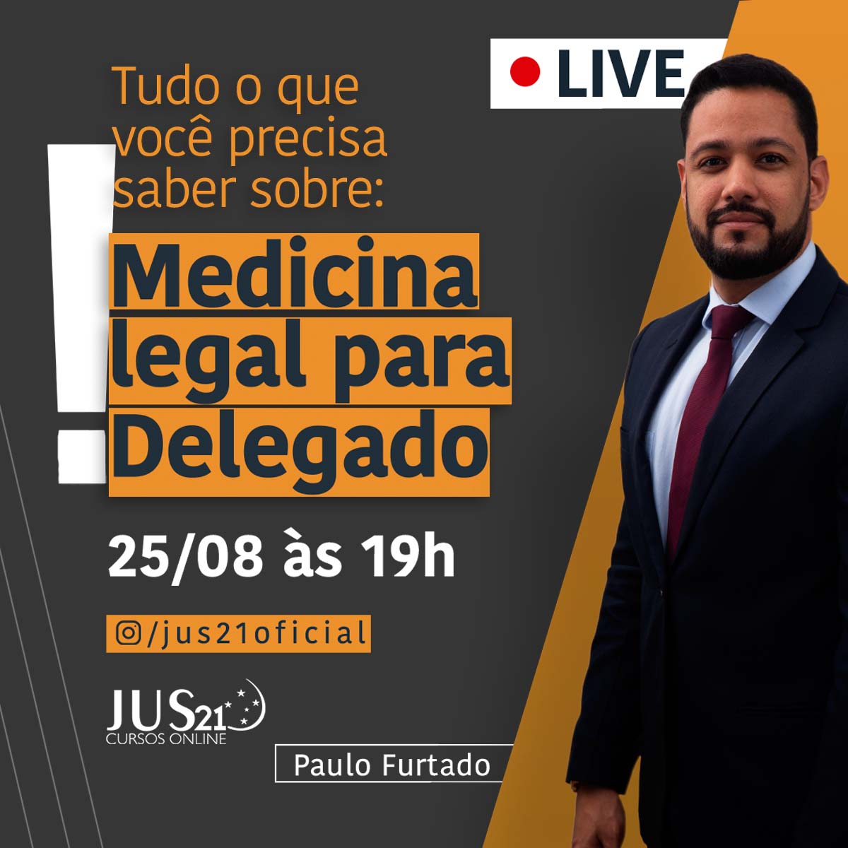 LIVE Especial: Tudo o que voc precisar saber sobre Medicina Legal para Delegado