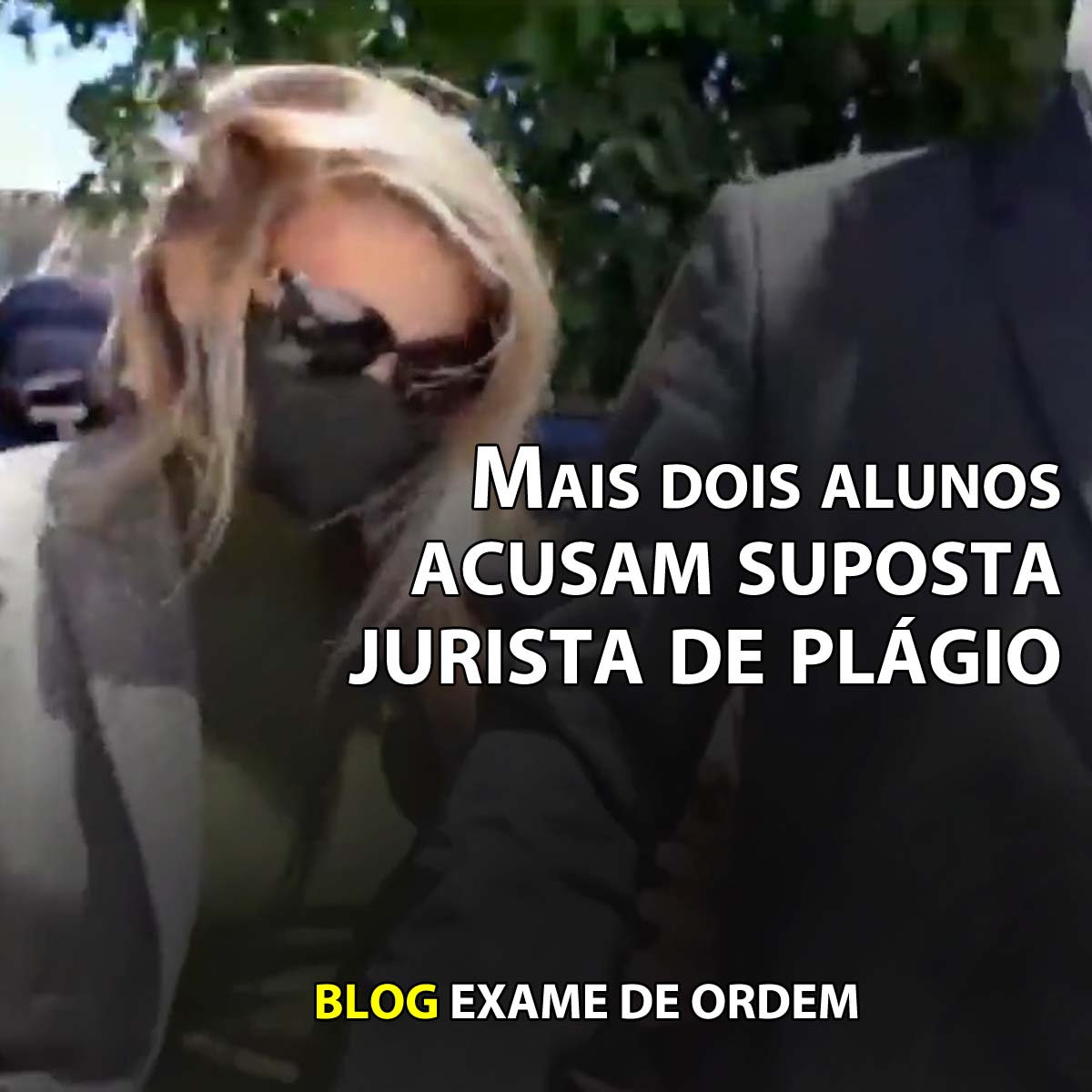 Mais dois alunos acusam suposta jurista de plgio