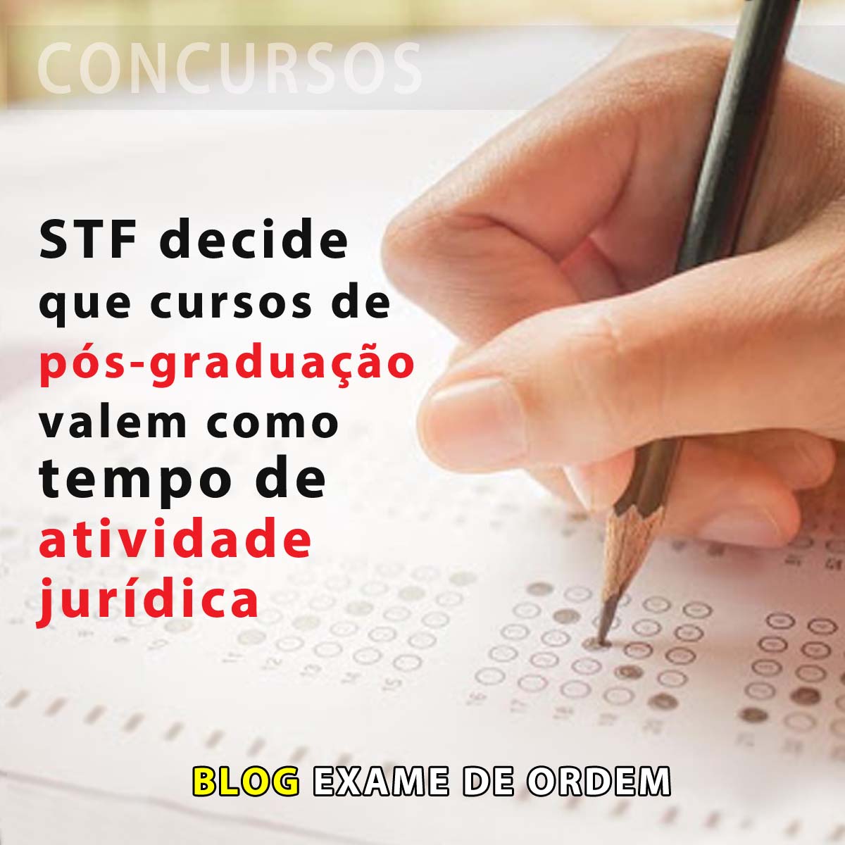 STF decide que cursos de ps-graduao valem como tempo de atividade jurdica