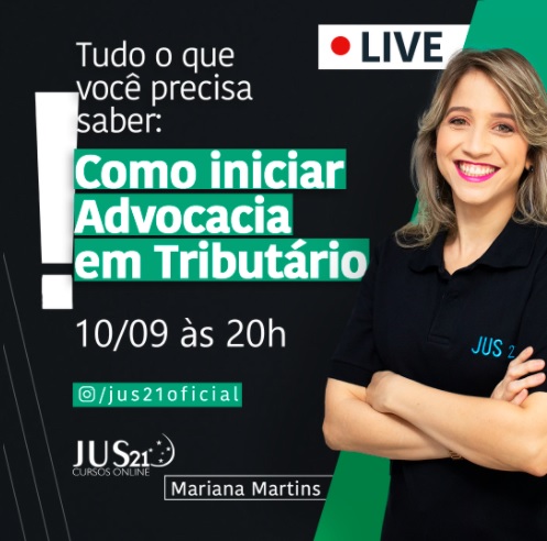 Amanh! Live especial como iniciar a advocacia em Tributrio