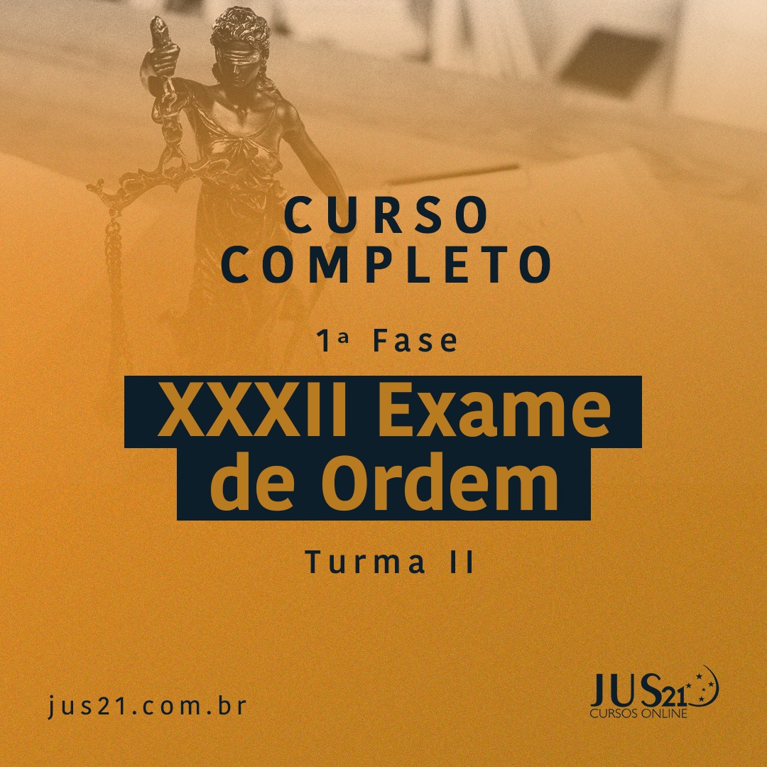 Curso para 1 fase do XXXII Exame de Ordem