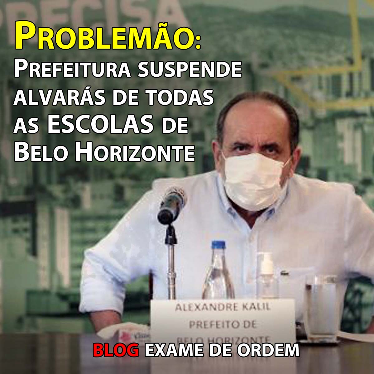 Problemo: Prefeitura suspende alvars de todas as escolas de Belo Horizonte