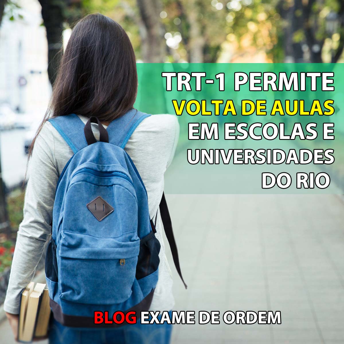 TRT-1 permite volta de aulas em escolas e universidades do Rio 