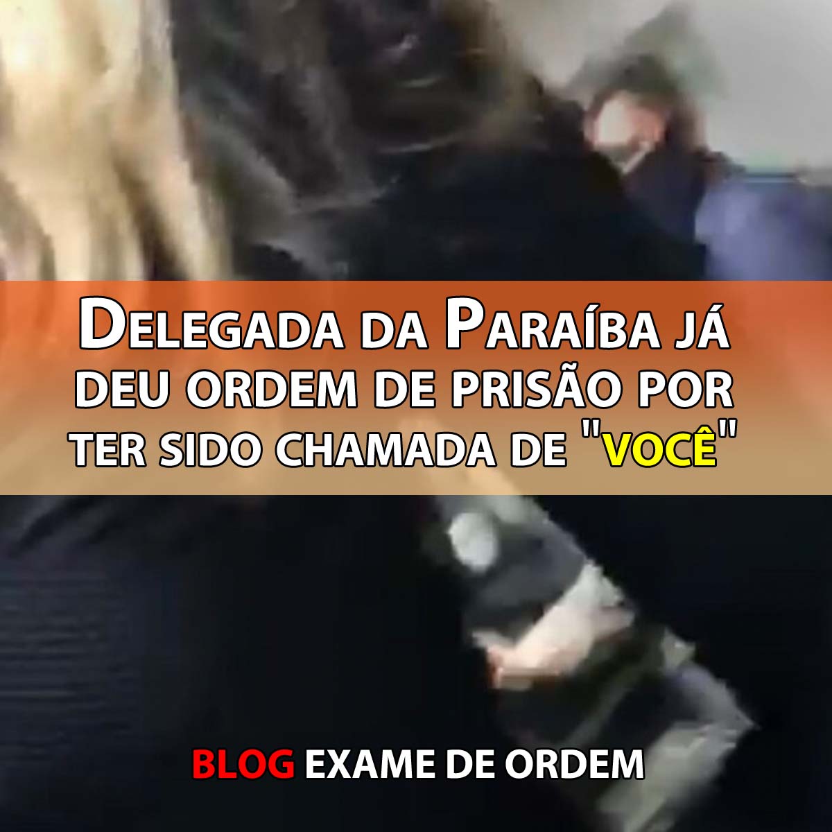 Delegada da Paraba j deu ordem de priso por ter sido chamada de 