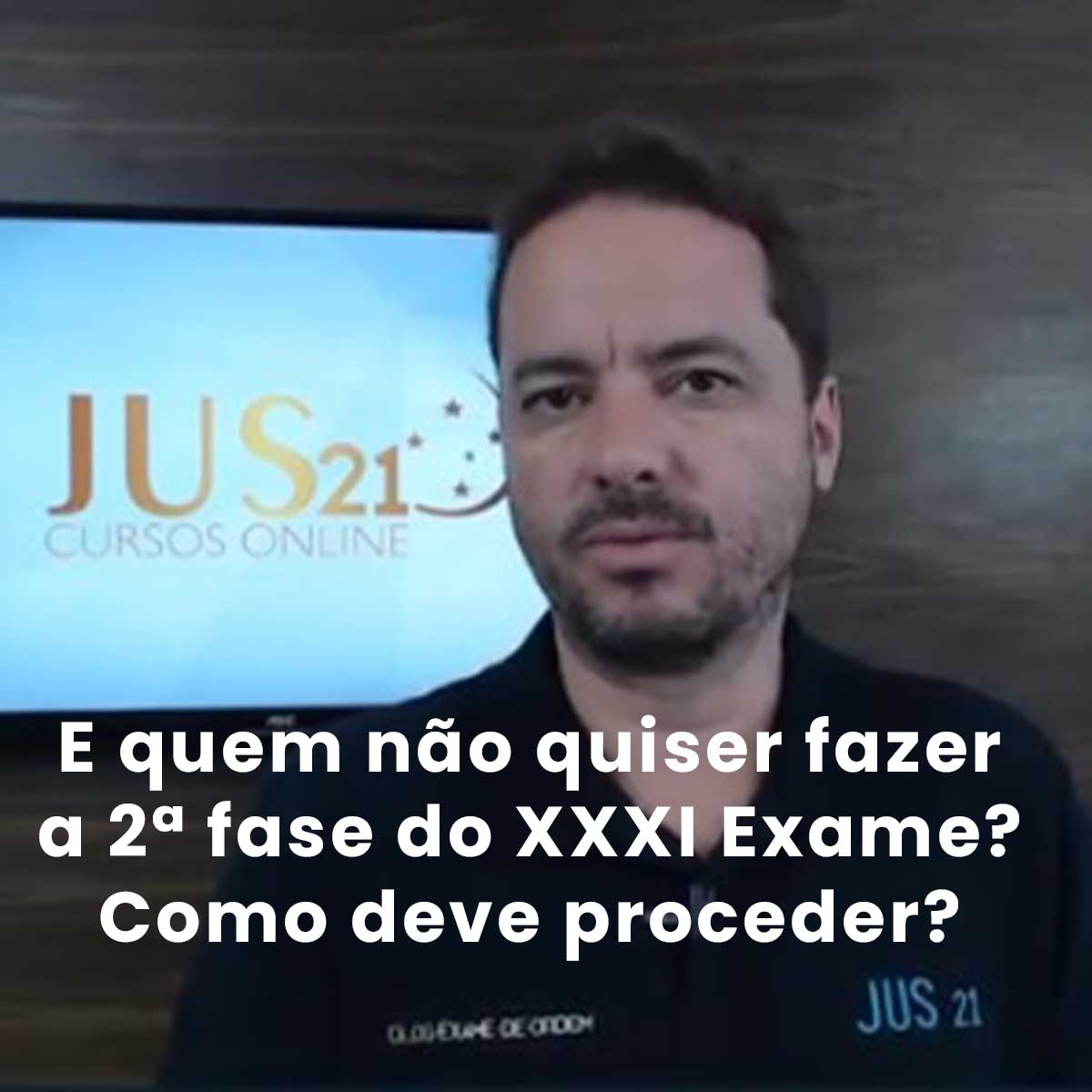 E quem no quiser fazer a 2 fase do XXXI Exame? Como deve proceder?