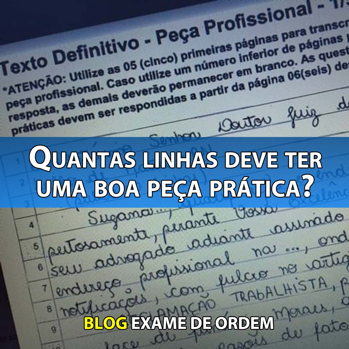 Quantas linhas deve ter uma boa pea prtica?