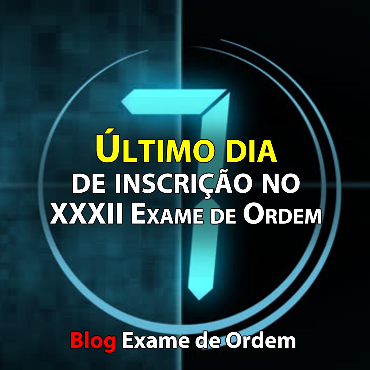 ltimo dia de inscrio no XXXII Exame de Ordem