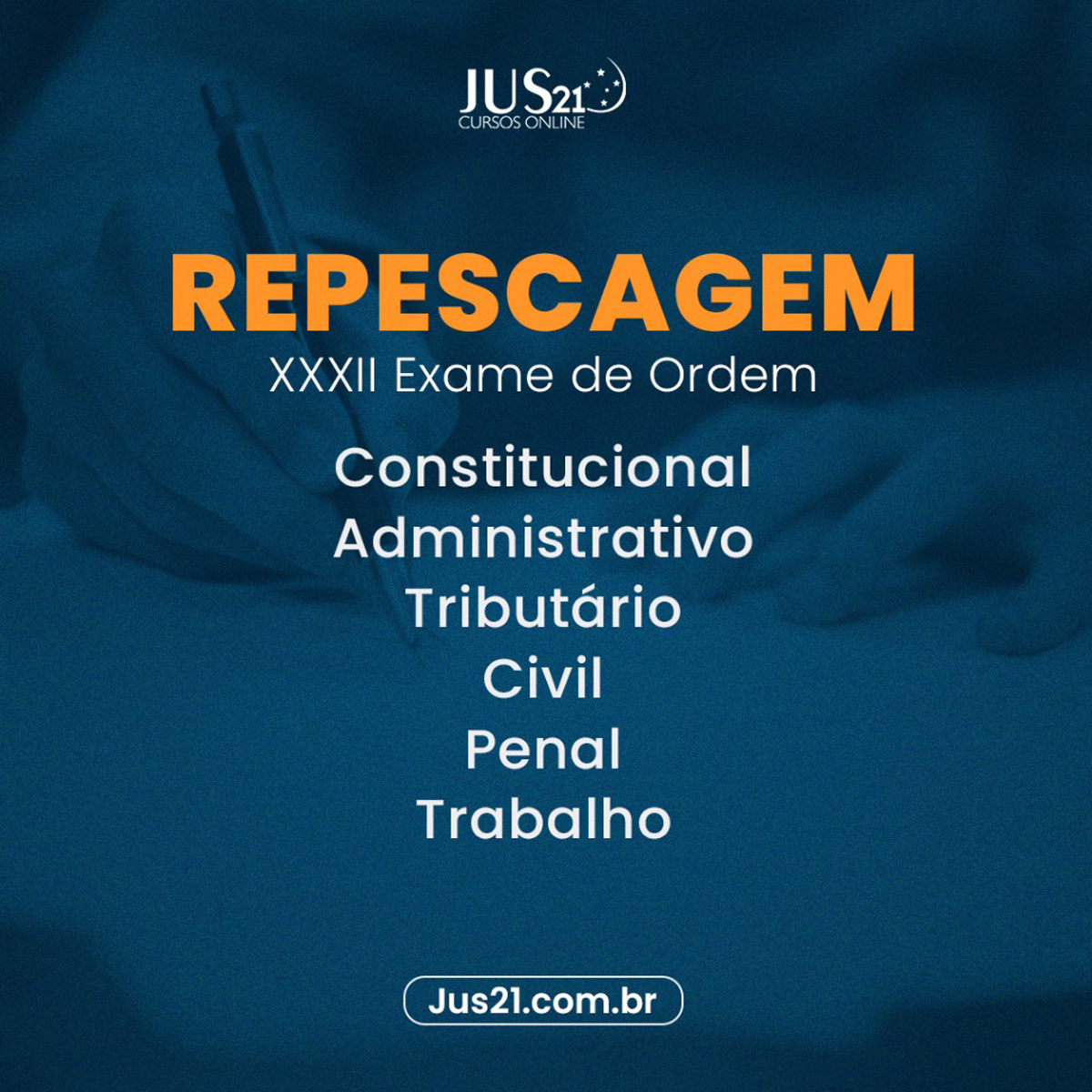 Lanadas as Repescagens do Jus21 para o XXXII Exame de Ordem