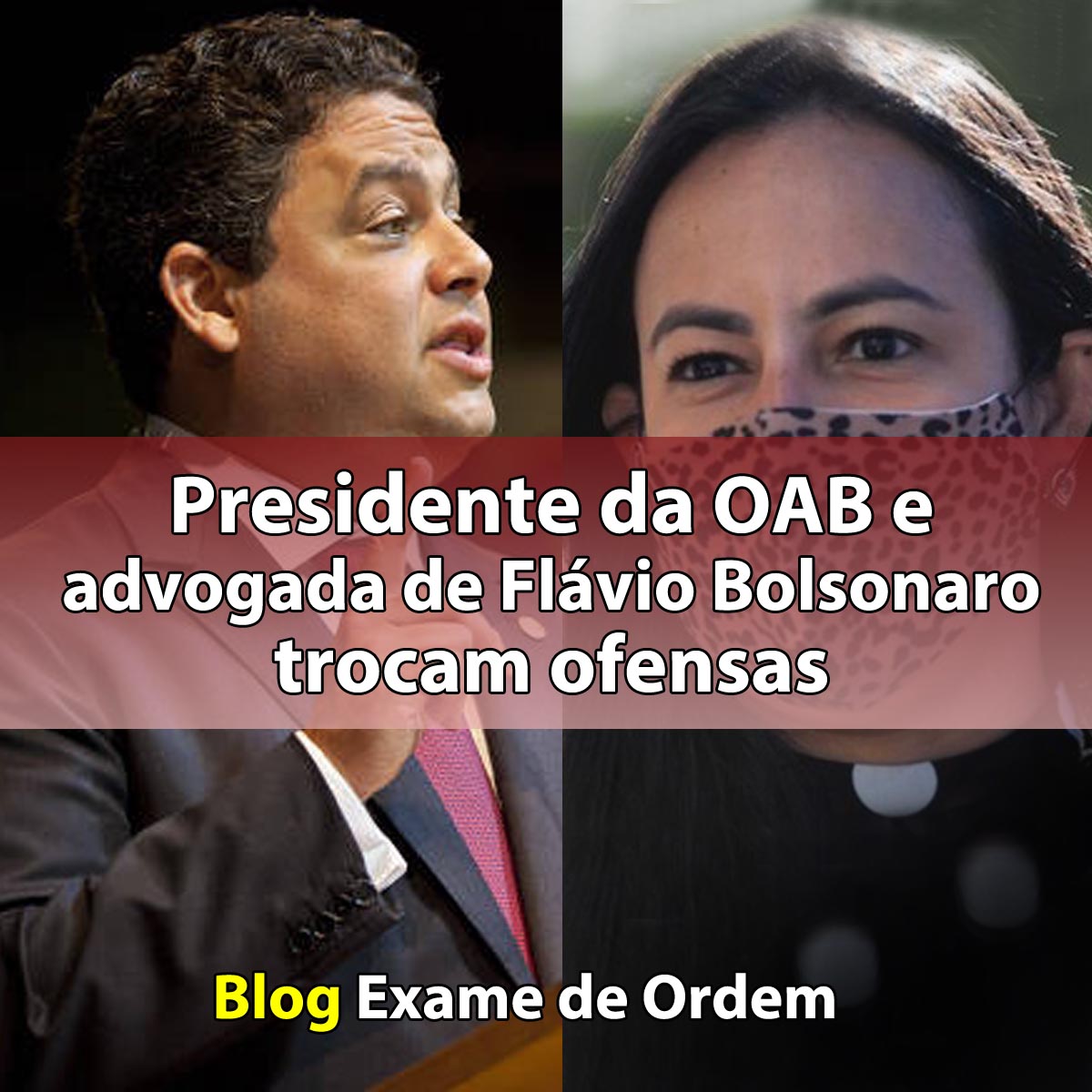 Presidente da OAB e advogada de Flvio Bolsonaro trocam ofensas