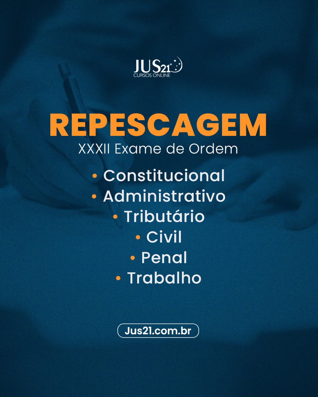 Preparem-se com o Jus21 para a repescagem do XXXII Exame de Ordem